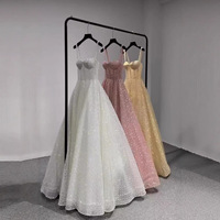 Robes de soirée NDC10002, paillettes scintillantes, jupe princesse, sexy, sans manches, dos nu, élégante, robe de fête d'anniversaire, brillante