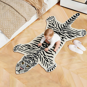 <span class=keywords><strong>Tappeto</strong></span> Morbido per Cameretta con Stampa 3D a Forma di Tigre, Grande <span class=keywords><strong>Tappeto</strong></span> Peluche a Forma di Tigre per Camerette e Camere da Letto, <span class=keywords><strong>Tappeto</strong></span> per <span class=keywords><strong>Bambini</strong></span> - Product Image 5