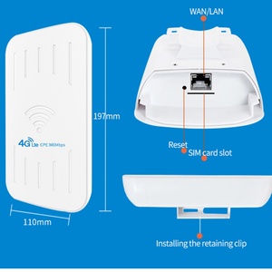 Routeur Wifi CPE 4G LTE extérieur H5, modem 4G, CPE extérieur 4G avec emplacement pour carte SIM - Product Image 4