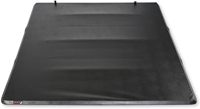Couverture de benne souple TrailFX à trois plis pour Ford F-150, benne de 6,5 pieds, 2009-2014, vinyle noir, rails en aluminium, poignée de hayon verrouillable