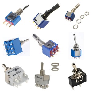 5639A17 トグルスイッチ パネルマウント オン-オフ-オン SPDT はんだラグ端子 30V DC - Product Image 3