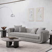 Muebles de Sala de Estar de Lujo Europeos Modernos, Sofá Turco Glamuroso con Función Extraíble, Fabricado con Tela Resistente para Hoteles