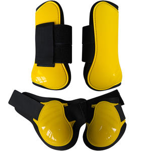 थोक उच्च गुणवत्ता वाले घुड़सवारी उपकरण 4 पीसी घोड़े जूते पहनने-प्रतिरोधी टेंडन घोड़े सवारी जूते - Product Image 1