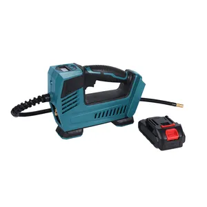 DC 12V Neues Produkt Schnur loser Autoluft kompressor Makita Batterie typ Reifen Auto luftpumpe mit LED-Licht aufblasen