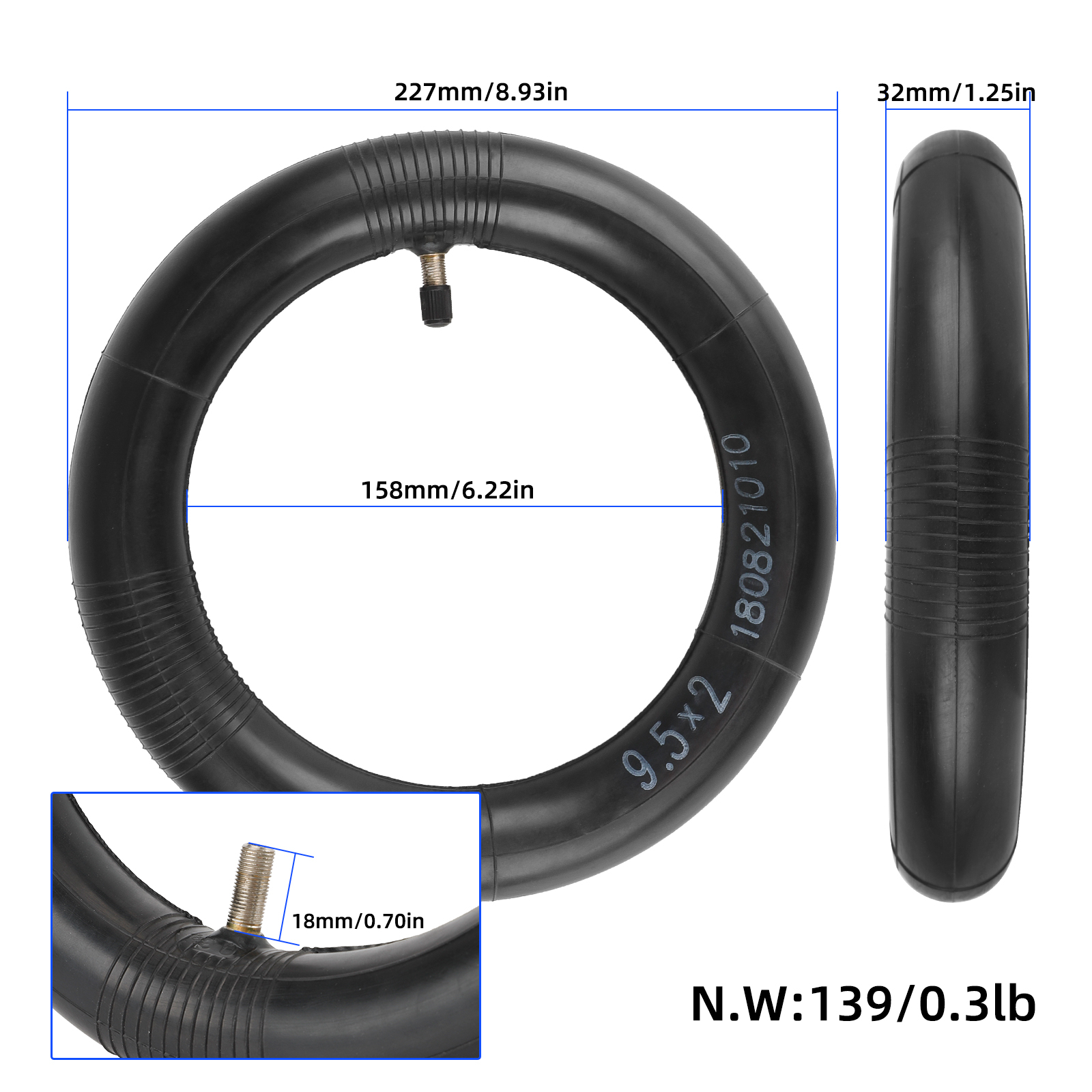 9.5*2 Ulip Inner Tube 76.51