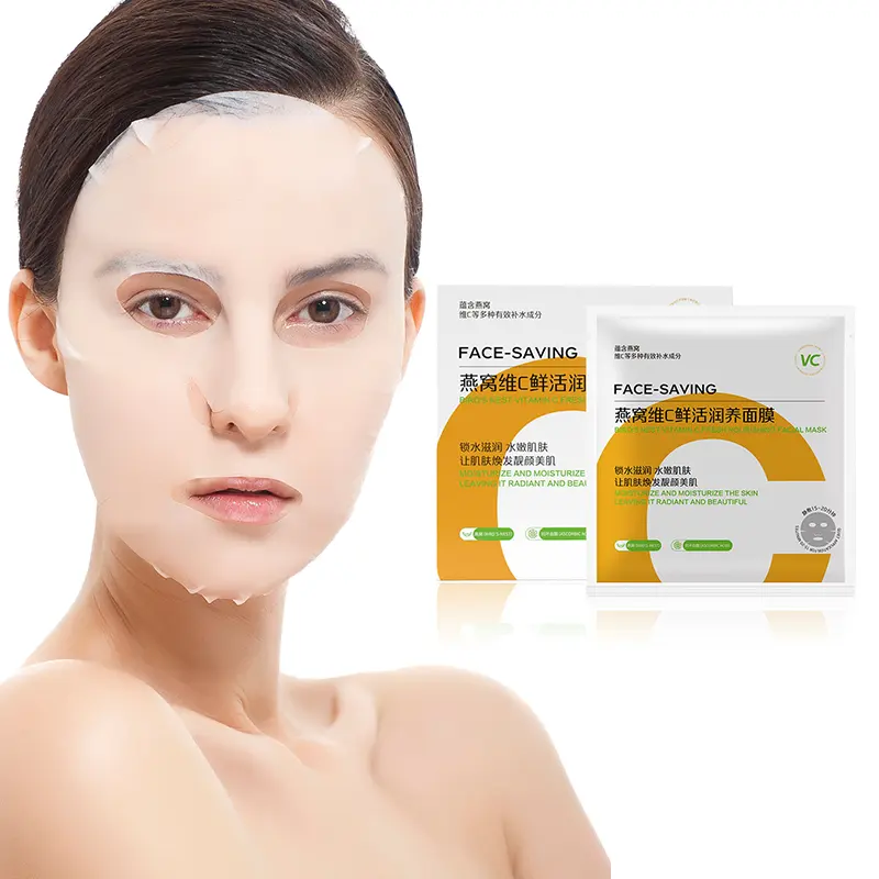 OEM prix usine marque privée coréen acide hyaluronique miel Rose déesse collagène visage soins de la peau masque facial feuille