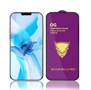 9H de alta calidad OG Armadura dorada de vidrio templado Protector de pantalla para <span class=keywords><strong>iPhone</strong></span> <span class=keywords><strong>12</strong></span> <span class=keywords><strong>Pro</strong></span> <span class=keywords><strong>12</strong></span> Max <span class=keywords><strong>12</strong></span> <span class=keywords><strong>Pro</strong></span> max - Product Image 5