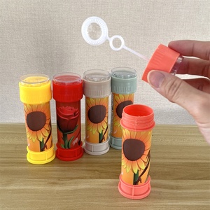 Tube <span class=keywords><strong>à</strong></span> essai vide en plastique Summer Magic Maze Blowing Kids 30ml 60ml Small Custom Design Printing Bubble Water Stick Wand Soap Toys - Product Image 3