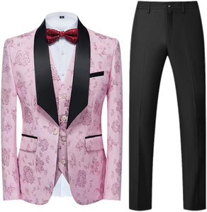 Robe de soirée pour <span class=keywords><strong>homme</strong></span>, <span class=keywords><strong>costume</strong></span> de marié, ensemble trois pièces avec <span class=keywords><strong>gilet</strong></span> et pantalon, taille M-6XL - Product Image 1
