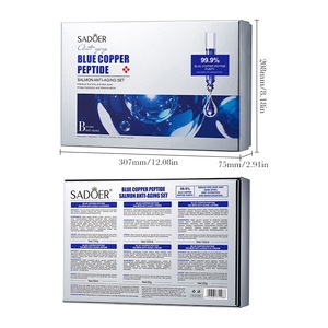 SADOER Set Anti-Età al Peptidi di Salmone Blu 6 Pezzi, Purezza 99.9%, Idratazione Profonda, Riduce Rughe Sottili e Macchie Scure, Kit per la Cura della Pelle - Product Image 4