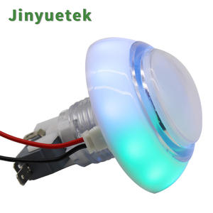 Bouton poussoir coloré de 58 mm pour machine à griffes d'arcade avec lumière LED, directement de l'usine JY, pour machines de jeux d'arcade à monnayeur - Product Image 6