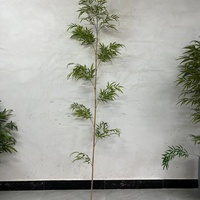 Bambou artificiel en plastique, bonsaï simulé, écologique, résistant à l'eau, durable, décoration de Noël intérieure/extérieure
