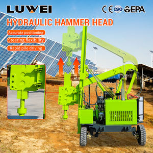 آلة دق الخوازيق الهيدروليكية التي تعمل بالديزل للتوصيل السريع، مناسبة لحواجز الطرق السريعة وتثبيت الألواح الشمسية على الأرض - Product Image 6