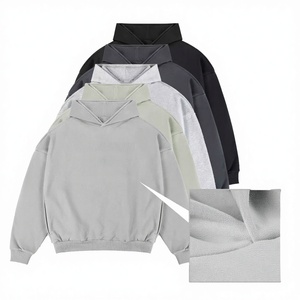Sweat à capuche de luxe pour homme en molleton bouclette épais, doublé coton, avec impression graphique de dessin animé de haute qualité, style streetwear, personnalisable - Product Image 2