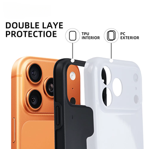 Coque vierge pour sublimation pour 17 Pro Max, en TPU et PC, personnalisable, étanche, anti-traces de doigts, antichoc, vente en gros - Product Image 6