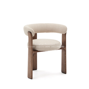 Sedia in Legno Massello Moderna per Sala da Pranzo, Giardino, Stile Country, Marrone, Africana, Francese, Grandi Quantità, Basso MOQ - Product Image 2
