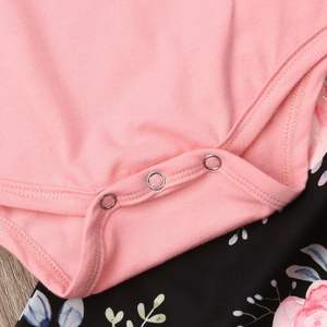 Conjunto de Ropa para Bebé Recién Nacida, 100% Algodón Suave, Mameluco, Mono - Product Image 3