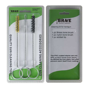 Kit de Cepillos de Limpieza de 9 mm, Kit de Limpieza de Armas, Accesorios de Caza y Tiro, Proveedor Profesional de Productos para el Cuidado de Armas - Product Image 1