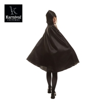 ODM Toute Vente Populaire TV Drama Costume Halloween Vampire Costumes pour Femmes Noir CAPE À CAPUCHE pour Femmes FEMMES TRAITEURS