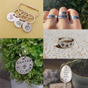 12 paquets (6mm 1/4 ") Constellations Thème Conception Tampon En Métal Poinçon avec Mallette À Outils pour Bijoux Cuir Bois Estampage 12 Zodiac - Product Image 5