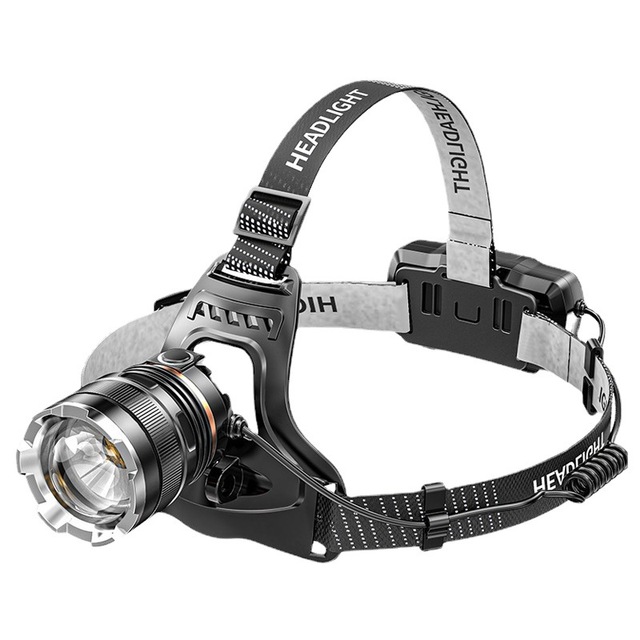 Aluminum Alloy Headlamp 500 Meter XHP50 LED Zoomable 3000 Lumens USB Rechargeable Fishing Headlight 18650 Camp Sensor Head Torch