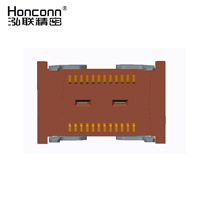 Connecteur femelle USB 3.1 TYPEC TE Tyco 2337857-1, substitut, 24 broches, vertical, SMT, H=12,00 mm