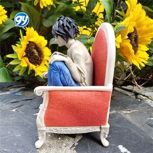 Figurines d'anime japonais <span class=keywords><strong>Death</strong></span> <span class=keywords><strong>Note</strong></span> L Figure Ryosaki 1/<span class=keywords><strong>10</strong></span> Sofa Al Rolette PVC Action Figure Model Toys - Product Image 5