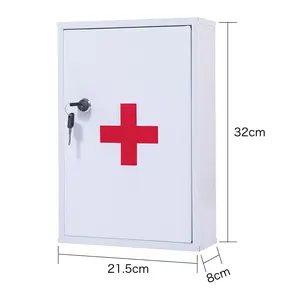 Well-known organisation suppliers- wall mount adjustable shelf empty medicine f stainless steel first aid cabinet