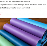 Tissu vinyle marin résistant aux UV, cuir synthétique PVC, rouleaux de cuir synthétique, vinyle de qualité marine pour matériaux de dessus de chaussures