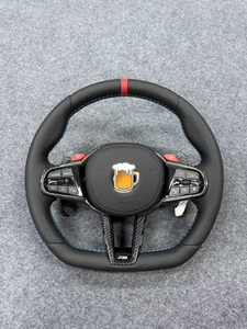 Volant en cuir CS de style sport pour modèles X3 TT, vente directe usine, export transfrontalier - Product Image 3