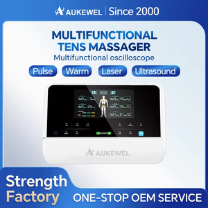 Masseur multifonctionnel laser <span class=keywords><strong>TENS</strong></span> chaleur ultrasons multi-canaux pour tout le corps, masseur de pieds avec accessoires - Product Image 5