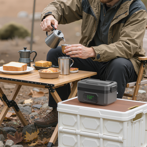 Boîte à lunch électrique chauffante sans fil rechargeable par USB de 1,2 L, multifonction, isotherme, pour le camping en plein air, directement de l'usine - Product Image 4