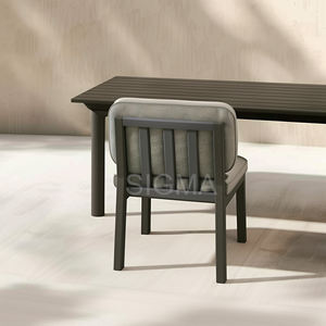 Meubles de terrasse modernes, canapé modulaire en aluminium Sigma, canapé de cour, canapé de <span class=keywords><strong>jardin</strong></span> extérieur, ensemble de canapés en corde tressée - Product Image 2