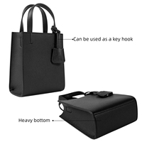 Sac bandoulière tendance 2026 en cuir PU, style coréen et japonais, mini sac fourre-tout grande capacité pour téléphone avec cordon