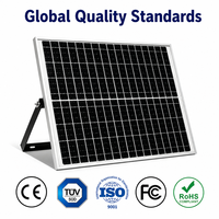 Panneau solaire monocristallin mini 5W 6V 10W 20W, panneau solaire polycristallin, longueur de câble personnalisée avec trous de fixation pour l'éclairage paysager