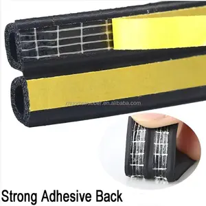 All Climate EPDM Rubber Sealant Strips Weatherstrips 9mm*6mm D Profile Door And Window Sealing Strips