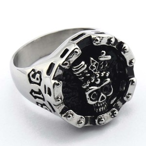 Venta caliente de Halloween gótico Punk arrogancia los hombres fantasma malvado demonio, la muerte de la cabeza del cráneo - Product Image 4