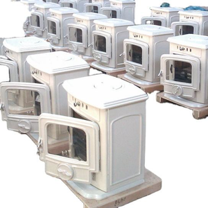 Poêle à bois écologique en fonte pour la Chine, avec four intégré, pour chauffage intérieur de villa - Product Image 2