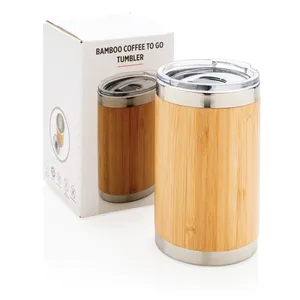 Mug en bambou pour café à emporter 270 ml, merchandising durable - Product Image 6