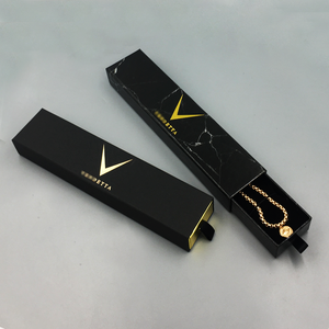 Cheap Custom Logo Drawer Small Chain Necklace <strong>Long</strong> Jewelry <strong>Box</strong> - Product Image 2