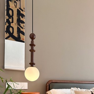 Roman Column Pendant Light Black Tricolor Finish Led Home Lighting Master Bedroom Ceiling Lamp - Product Image 2