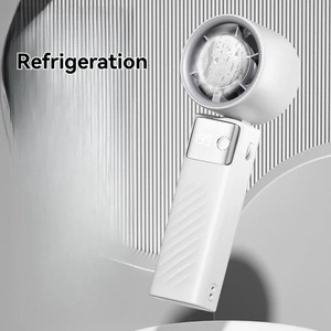 2025 Handheld Violent <b>Fan</b> 4000mah Ice Compress <b>Mini</b> High Speed Small Desktop <b>Fan</b> Portable Outdoor Handheld Electric - Product Image 4