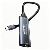 Tarjeta de Captura de Video con Entrada HDTV 4K a Tipo C, Salida 1080P, Grabadora de Video para Transmisión en Vivo de Juegos