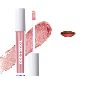 Base de brillant à lèvres pailleté MLM, végétalienne, haute pigmentation, sans cruauté, de luxe, repulpante, avec logo personnalisé, OEM économique, <span class=keywords><strong>gloss</strong></span> <span class=keywords><strong>repulpant</strong></span> pour les lèvres - Product Image 1