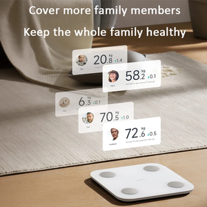 Báscula de Grasa Corporal S400 para China, para Hogar Inteligente 5.0, Composición Corporal, 150 kg, Pantalla LED, Medición de Doble Frecuencia - Product Image 4