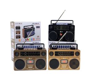 Radio FP-2382-S nirkabel desktop mode lama radio tenaga surya portabel UM-1battery DC dioperasikan am fm sw radio tenaga surya 3 band - Product Image 1