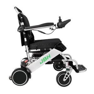 Foldable Electric Wheelchair Airline Approved Portable Electric Wheelchair 500W Powerful Motor Lightweight Wheelchair Anhui 20km