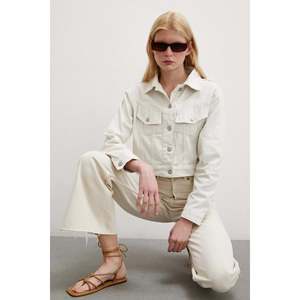 Chaqueta Gabardina Stone para Mujer, Minimalista, Manga Larga, Tejida, Primavera, Talla XS - Product Image 6