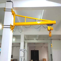 Grue à flèche d'orientation de type mural de haute qualité 1Ton 2Ton 3Ton avec palan