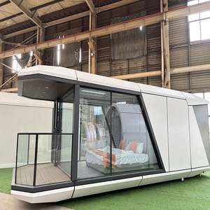 迷你模块化预制小胶囊户外容器预制胶囊家用带浴室吊舱移动房屋 - Product Image 6